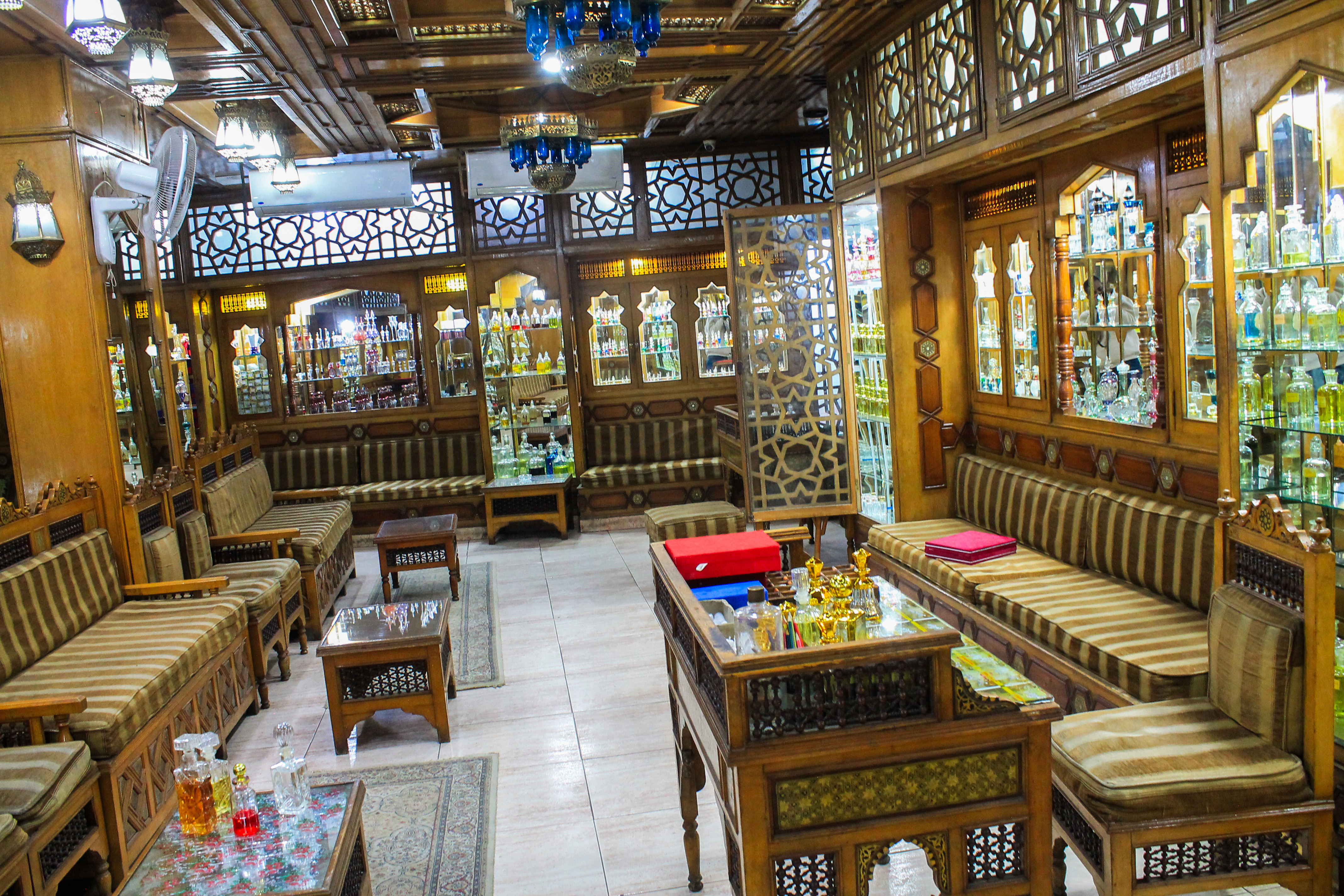 The welcoming Majlis seating area, designed for comfort during your personalized fragrance consultation.